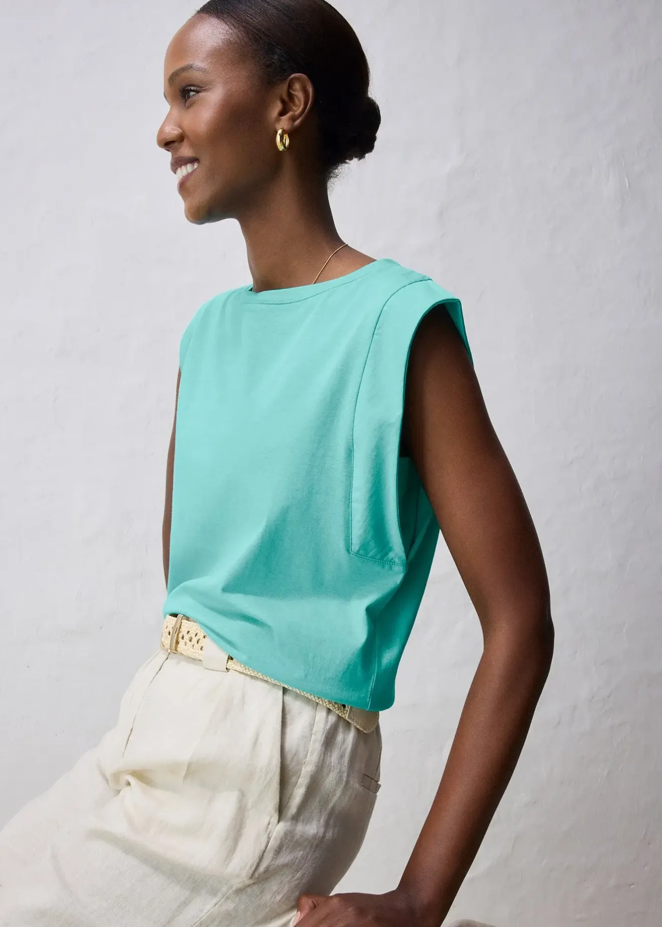 Femme bonprix Premium|T-Shirts & Tops|T-shirt coton et soie