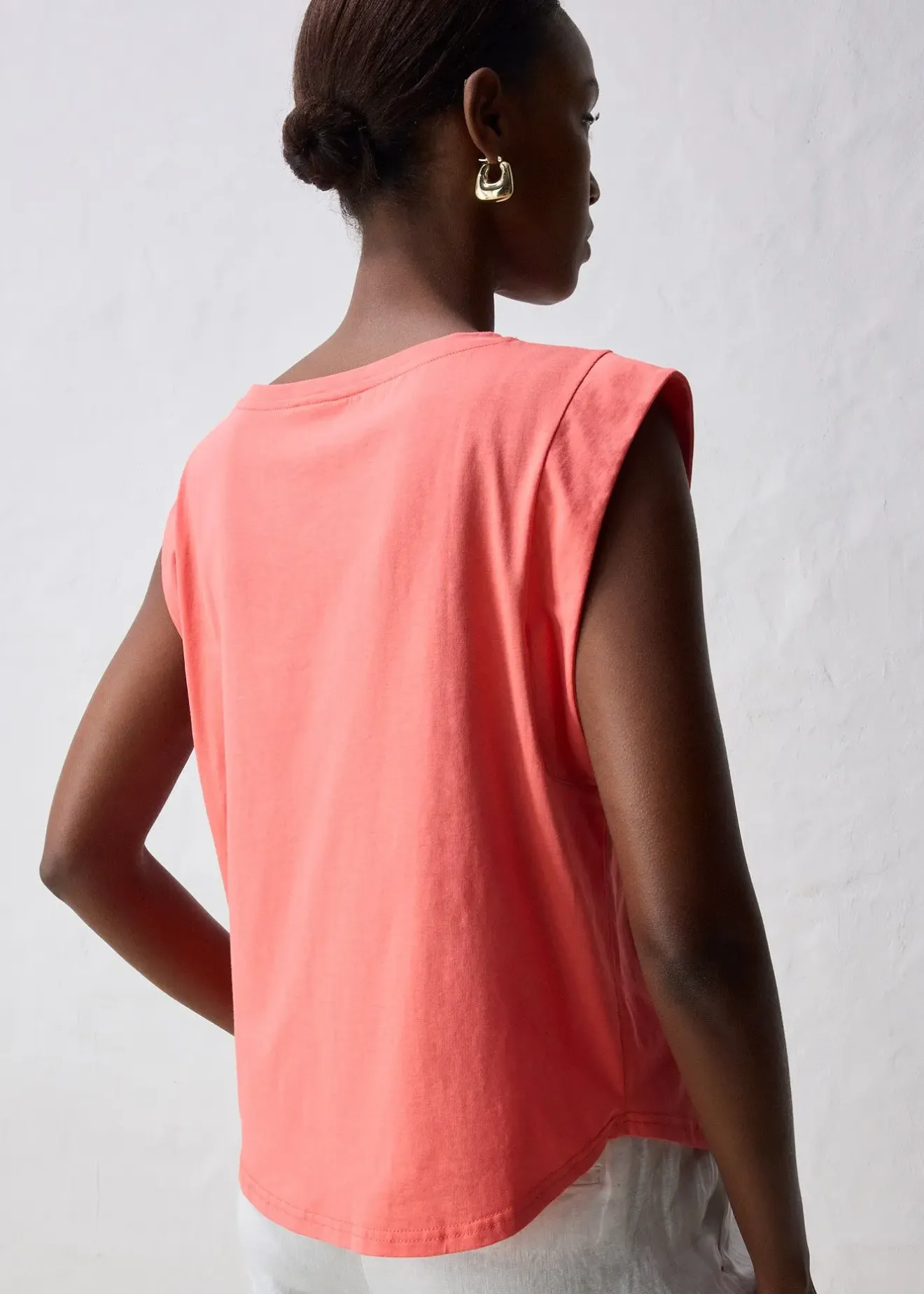 bonprix T-shirt coton et soie|Femme Premium|T-Shirts & Tops