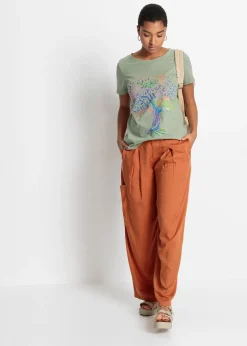 bonprix T-shirt coton imprimé|Femme T-Shirts & Tops