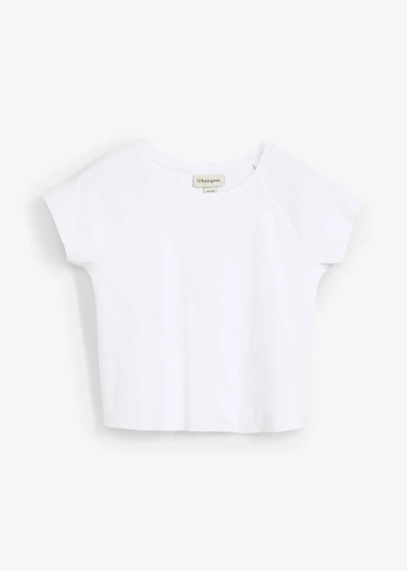 Femme bonprix T-Shirts & Tops|T-shirt court et côtelé