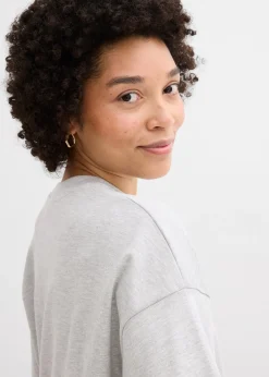 Femme bonprix Basiques|T-Shirts & Tops|T-shirt court et oversize en coton épais