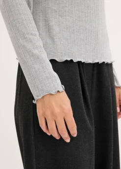 Femme bonprix T-Shirts & Tops|T-shirt côtelé