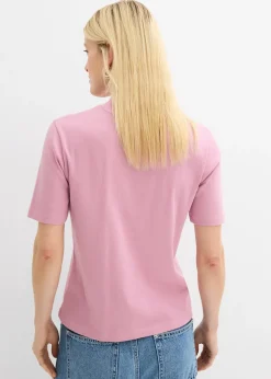 Femme bonprix Basiques|T-Shirts & Tops|T-shirt côtelé 100% coton