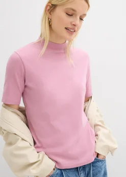 Femme bonprix Basiques|T-Shirts & Tops|T-shirt côtelé 100% coton