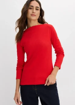 Femme bonprix Basiques|T-Shirts & Tops|T-shirt côtelé ajusté