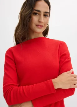 Femme bonprix Basiques|T-Shirts & Tops|T-shirt côtelé ajusté