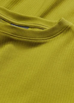 Femme bonprix Basiques|T-Shirts & Tops|T-shirt côtelé manches longues 100 % coton