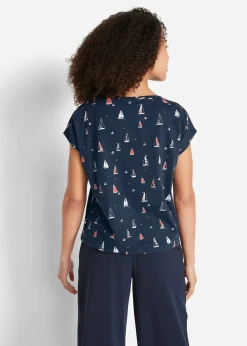 bonprix T-shirt décontracté, manches courtes|Femme T-Shirts & Tops