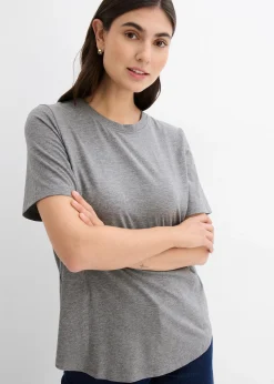 bonprix T-shirt de grossesse avec fonction d’allaitement discrète|Femme Femme Enceinte