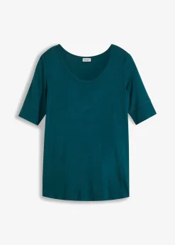 Femme bonprix Basiques|T-Shirts & Tops|T-shirt doux en viscose extensible