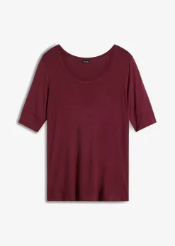 Femme bonprix Basiques|T-Shirts & Tops|T-shirt doux en viscose extensible