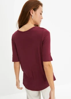 Femme bonprix Basiques|T-Shirts & Tops|T-shirt doux en viscose extensible