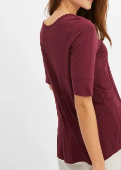 Femme bonprix Basiques|T-Shirts & Tops|T-shirt doux en viscose extensible