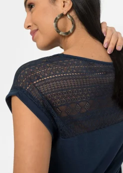 bonprix T-shirt doux en viscose extensible|Femme T-Shirts & Tops