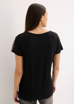 bonprix T-shirt doux en viscose extensible|Femme T-Shirts & Tops