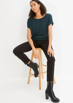 bonprix T-shirt doux en viscose extensible|Femme T-Shirts & Tops