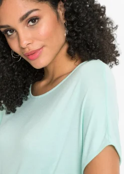 bonprix T-shirt doux en viscose extensible|Femme T-Shirts & Tops