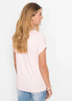 Femme bonprix T-Shirts & Tops|T-shirt doux en viscose mélangée