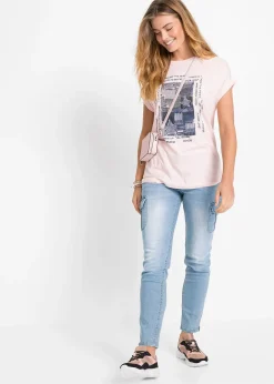Femme bonprix T-Shirts & Tops|T-shirt doux en viscose mélangée