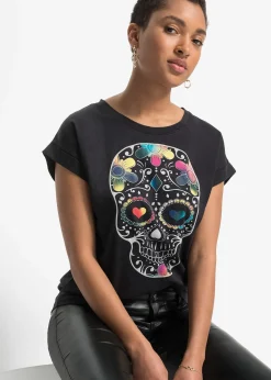 Femme bonprix T-Shirts & Tops|T-shirt doux en viscose mélangée