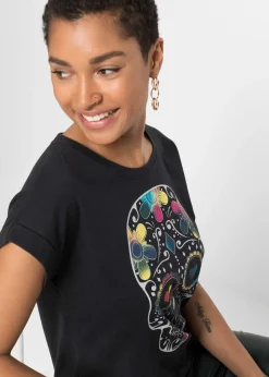 Femme bonprix T-Shirts & Tops|T-shirt doux en viscose mélangée