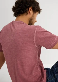 Homme bonprix T-Shirts & Polos|T-shirt effet délavé
