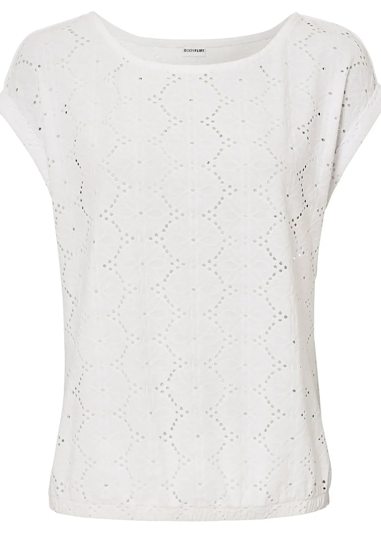 Femme bonprix T-Shirts & Tops|T-shirt en broderie anglaise