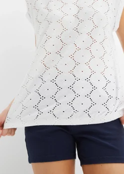 Femme bonprix T-Shirts & Tops|T-shirt en broderie anglaise