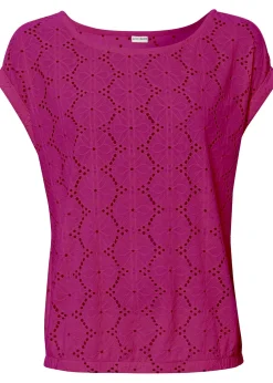 bonprix T-shirt en broderie anglaise|Femme T-Shirts & Tops