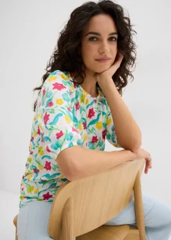 bonprix T-shirt en coton|Femme T-Shirts & Tops