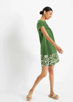 Femme bonprix T-Shirts & Tops|T-shirt en coton avec dentelle