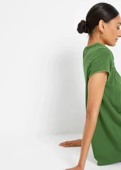 Femme bonprix T-Shirts & Tops|T-shirt en coton avec dentelle