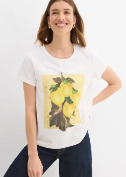 Femme bonprix T-Shirts & Tops|T-shirt en coton extensible