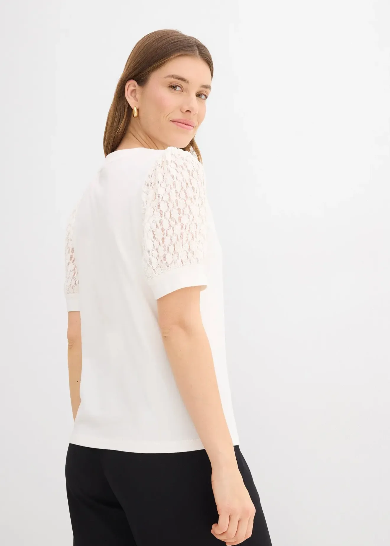 bonprix T-shirt en coton extensible|Femme T-Shirts & Tops