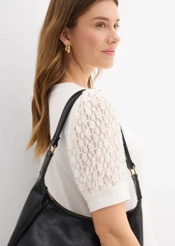 bonprix T-shirt en coton extensible|Femme T-Shirts & Tops