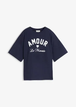 bonprix T-shirt en coton extensible|Femme T-Shirts & Tops