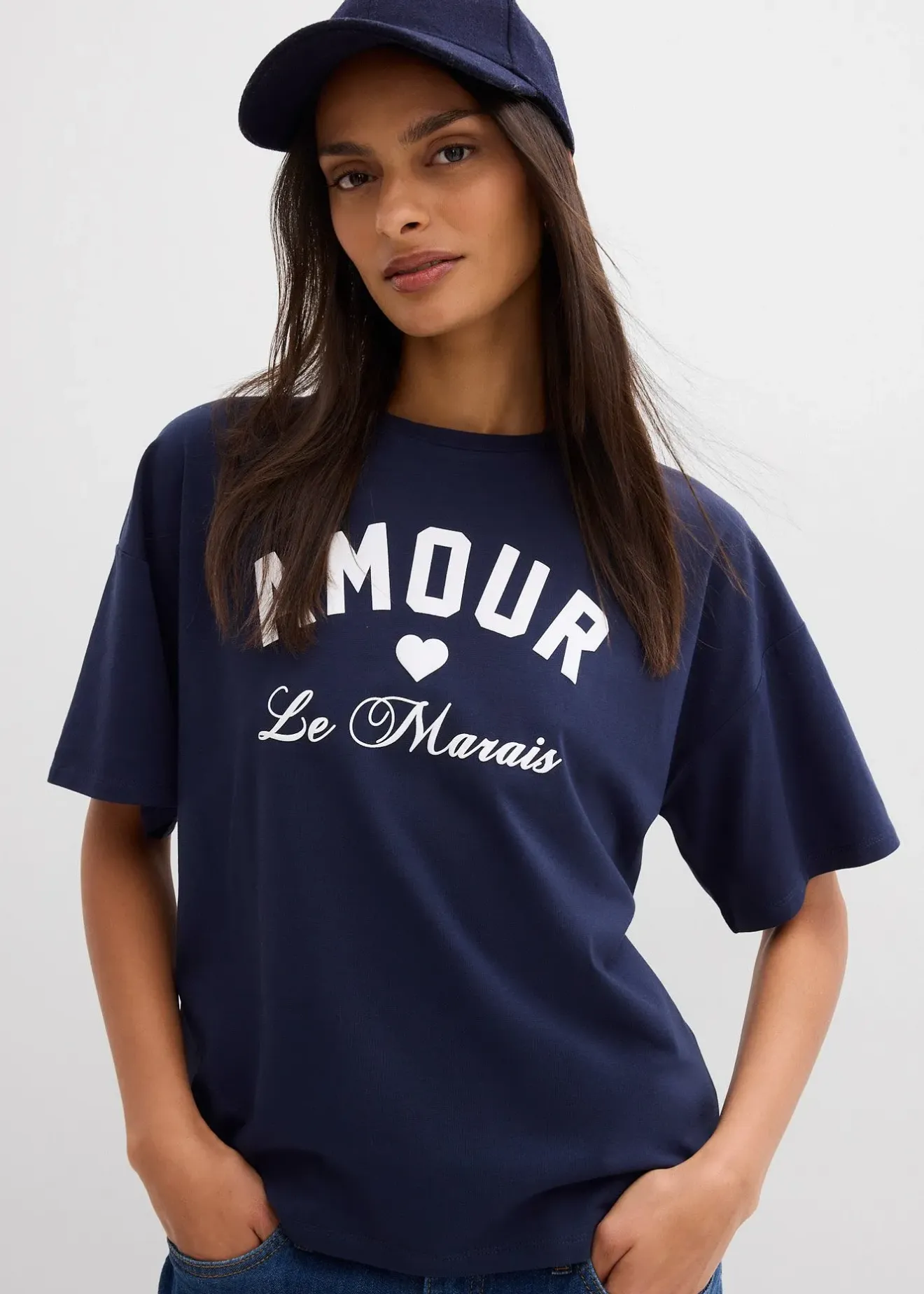 bonprix T-shirt en coton extensible|Femme T-Shirts & Tops