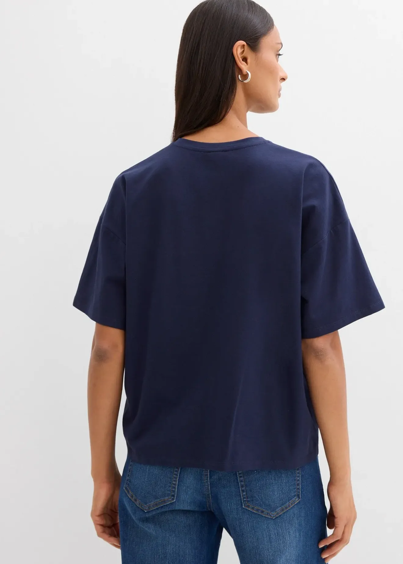 bonprix T-shirt en coton extensible|Femme T-Shirts & Tops