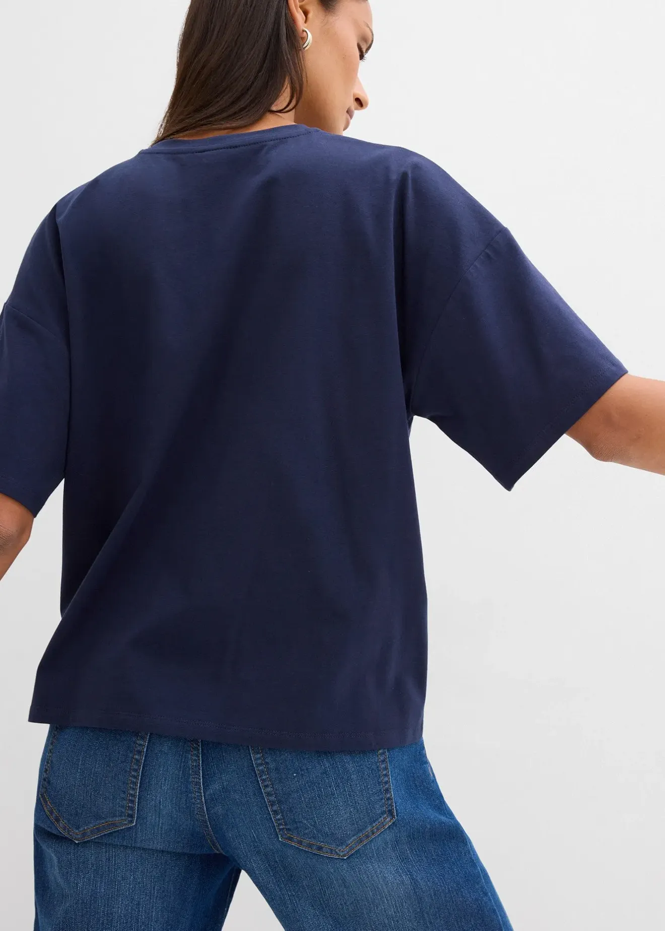 bonprix T-shirt en coton extensible|Femme T-Shirts & Tops