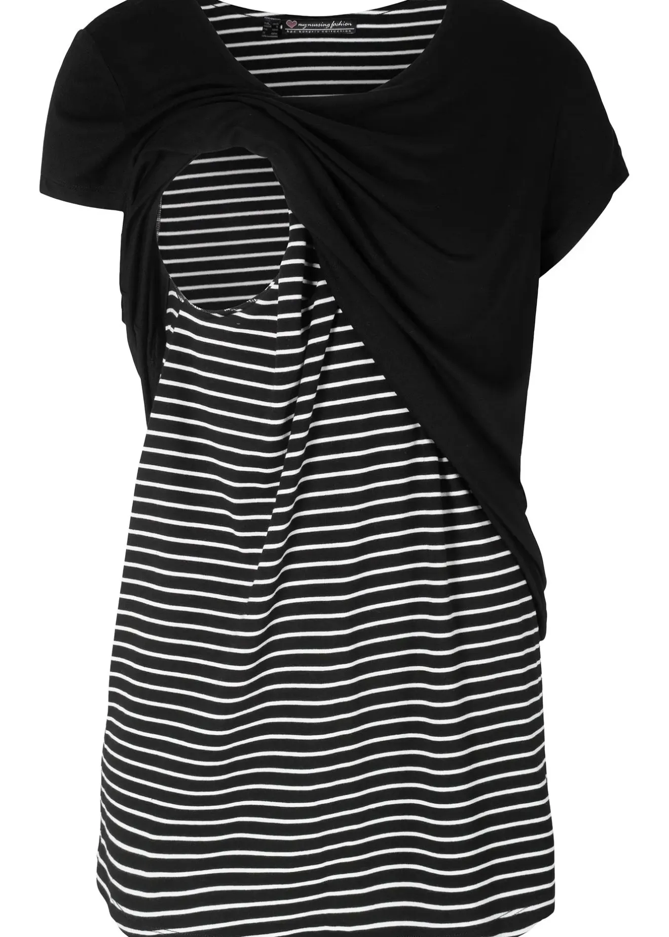 bonprix T-shirt 2en1 de grossesse et d'allaitement|Femme Femme Enceinte