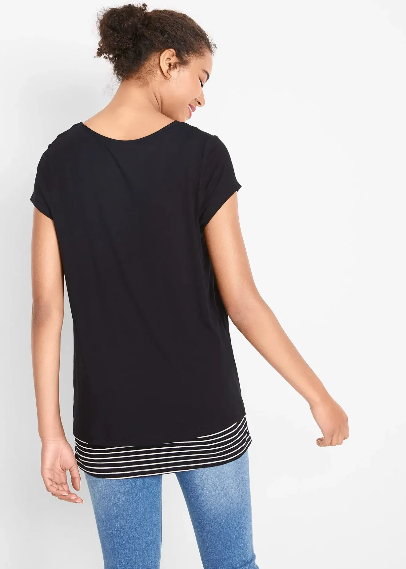 bonprix T-shirt 2en1 de grossesse et d'allaitement|Femme Femme Enceinte