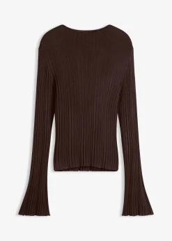 bonprix T-shirt en maille semi-transparent|Femme Maille|T-Shirts & Tops