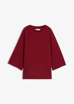 bonprix T-shirt en matière néoprène avec empiècement élastique|Femme T-Shirts & Tops