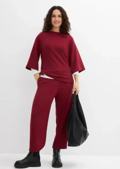 bonprix T-shirt en matière néoprène avec empiècement élastique|Femme T-Shirts & Tops