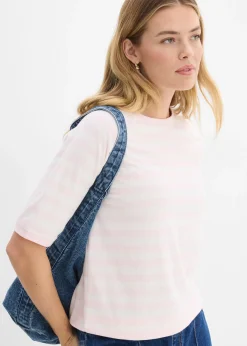 Femme bonprix Basiques|T-Shirts & Tops|T-shirt en tissu éponge doux