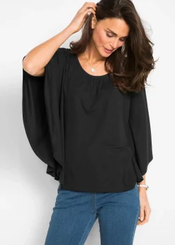 bonprix T-shirt en viscose à manches chauve-souris|Femme T-Shirts & Tops
