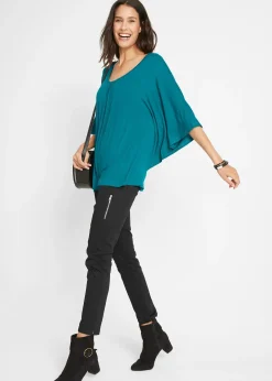 bonprix T-shirt en viscose à manches chauve-souris|Femme T-Shirts & Tops