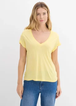 bonprix T-shirt en viscose douce|Femme Basiques|T-Shirts & Tops