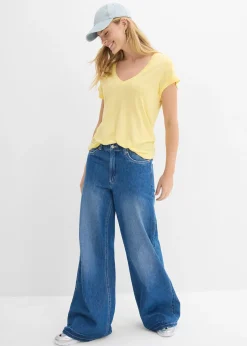 bonprix T-shirt en viscose douce|Femme Basiques|T-Shirts & Tops