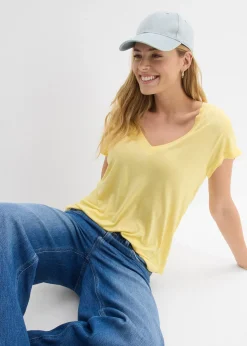 bonprix T-shirt en viscose douce|Femme Basiques|T-Shirts & Tops